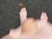 Masturbating naked outside in the rain before a thunderstorm, wish my girlfriend could join me 3/16