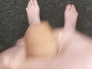 Masturbating naked outside in the rain before a thunderstorm, wish my girlfriend could join me 4/16