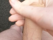 Masturbating naked outside in the rain before a thunderstorm, wish my girlfriend could join me 9/16