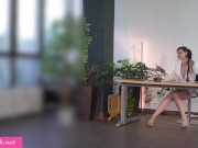 I invited the Handyman to watch how I'm masturbating 7/16