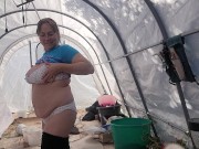 Chubby Girl Getting Naked Out In The Greenhouse 5/16
