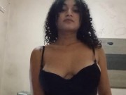 brazilian showing her breasts and hairy pussy 10/16
