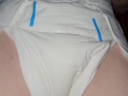 Diaper girl showing shes a good girl for not wetting 4/16