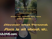 Big boobs babe walks through downtown Orlando sharing sights & candid daily adventures & karaoke song - Lelu Love 16/16