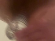 Stuffing my pussy 8/16