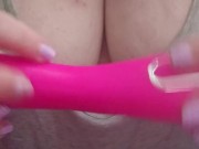 BBW TITTY FUCK WITH TOY 💋 1/16