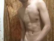 asian boy with big dick masturbation until cum 16/16