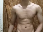 asian boy with big dick masturbation until cum 8/16
