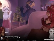 (ASMR) Having a gourmet foursome under the table (Sex and the Furry Titty 2) 16/16