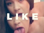 Hottie Maxim gets an explosive load of cum on her sexy face. 15/16