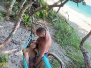 Public FINGERING at the beach 10/16