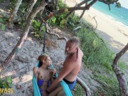 Public FINGERING at the beach 8/16