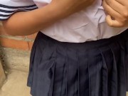 INOCENTE COLEGIA CON UNIFORME JAPONES SE DEJA FOLLAR POR SU MAESTRO DE LA ESCUELA 4/16