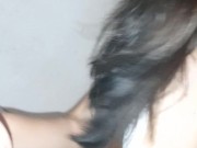 Gemidos y mamada acabaría con mi hermanastra 7/16