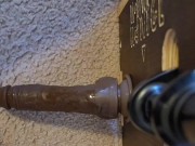 Pussy creampie while ass stretched 10/16