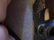 Pussy creampie while ass stretched 13/16