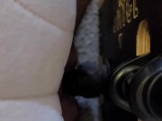 Pussy creampie while ass stretched 2/16