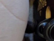 Pussy creampie while ass stretched 3/16