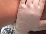 Latex gloves excite me, it's si goodl 13/16