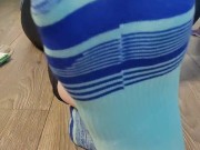 Smell my stinky sweaty colorful socked feet while I spread & wiggle my long toes and tease you 5/16