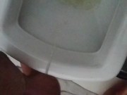 Mijando no banheiro 6/16