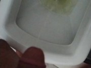 Mijando no banheiro 8/16