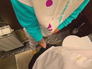 Teacher cum in my panties in the school toilet -#BACKTOSCHOOL2024 3/16