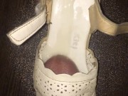 Lot of Cum in White Small Sandal 12/16