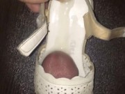 Lot of Cum in White Small Sandal 16/16