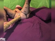 Ass fuck with wooden log cum covered wife to anal orgasm 12/16