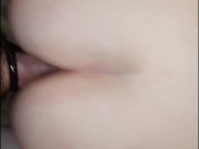 Blonde amatuer PAWG gets cumshot on big ass 💦 1/16