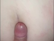 Blonde amatuer PAWG gets cumshot on big ass 💦 12/16