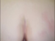 Blonde amatuer PAWG gets cumshot on big ass 💦 8/16