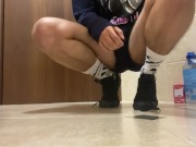 Boy Masturbate Socks Converse 3/16