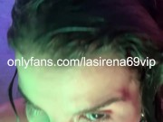 Watch LaSirena Shower While She Play With Her Huge Toy