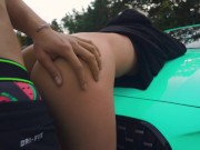 Horny young couple has intense SEX outside/ARYALEON/Exclusive Conntend in the bio💦 9/16