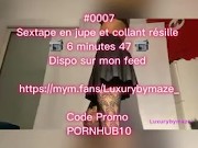 0007 sextape solo en collant résille 4/16
