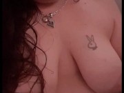 Clouds all over my tits 14/16