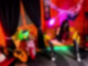 Cosplay Halloween Catrina so horny she wets herself & squirts to orgasm (TRAILER 