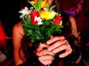 Cosplay Halloween Catrina so horny she wets herself & squirts to orgasm (TRAILER 