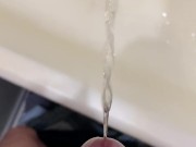 I pee in the bathroom in the morning when it's busy:) 13/16