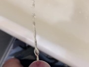 I pee in the bathroom in the morning when it's busy:) 14/16