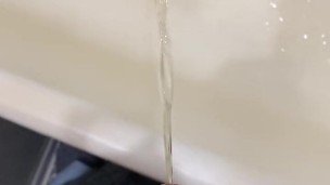 I pee in the bathroom in the morning when it's busy:)