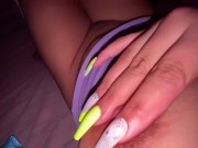 fan vibrates me from a distance and gives me an intense orgasm 😈 5/16