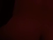 Careful! It hurts... Bbw, girl moaning and begging. Doggy anal. 13/16