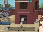 Fuckerman Breaking Ball #1 - Anal fucking the busty crane girl - Jazziuu - Gameplay 10/16