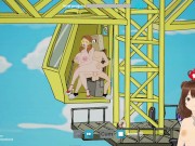 Fuckerman Breaking Ball #1 - Anal fucking the busty crane girl - Jazziuu - Gameplay 11/16