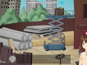 Fuckerman Breaking Ball #1 - Anal fucking the busty crane girl - Jazziuu - Gameplay 6/16