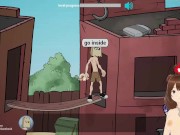 Fuckerman Breaking Ball #1 - Anal fucking the busty crane girl - Jazziuu - Gameplay 8/16