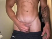 Almost caught Jerking off by my milf stepmom, massive cock and cumshot 16/16